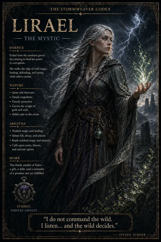 Codex card: Lirael, the Mystic