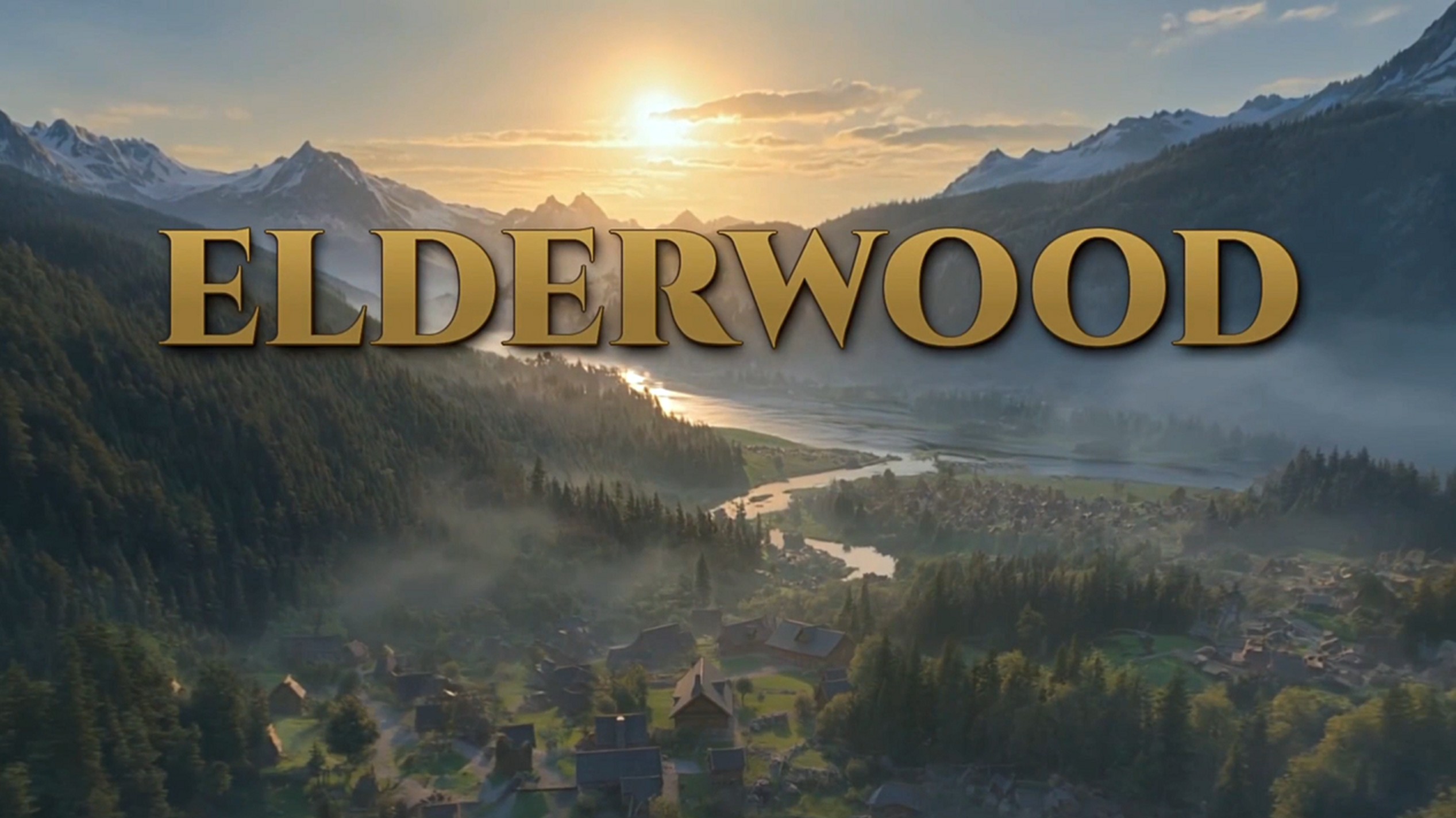 Elderwood logo over the valley