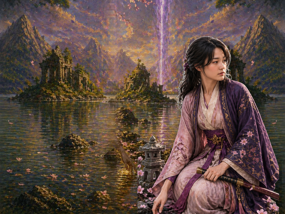 Shiori in the Blossoming Isles