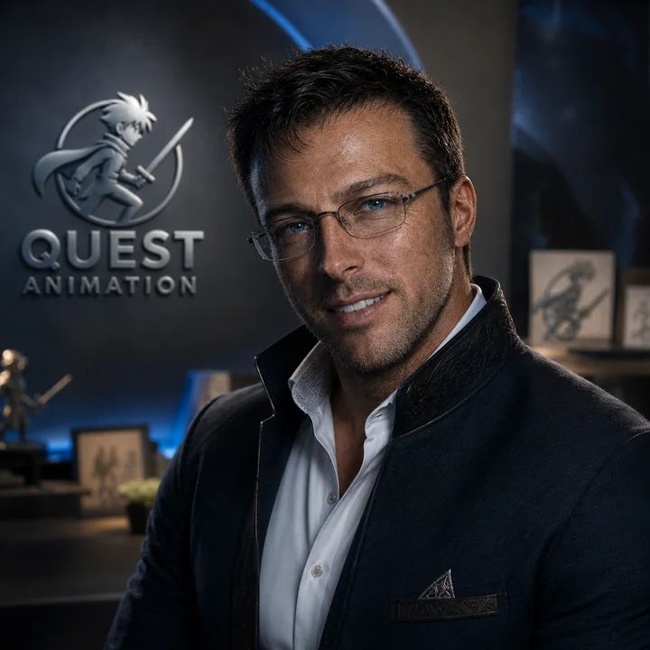 Steven E. Turner, Founder and Chief Creative Officer of Quest Animation