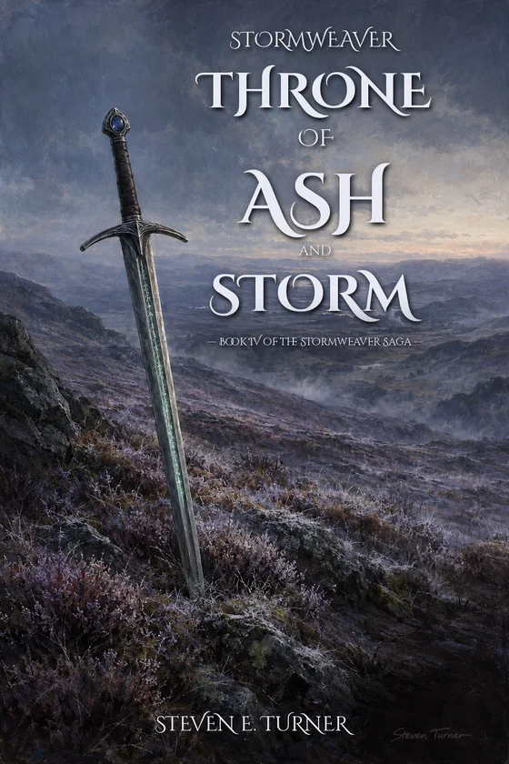 Stormweaver: Throne of Ash and Storm — Book IV cover, coming soon